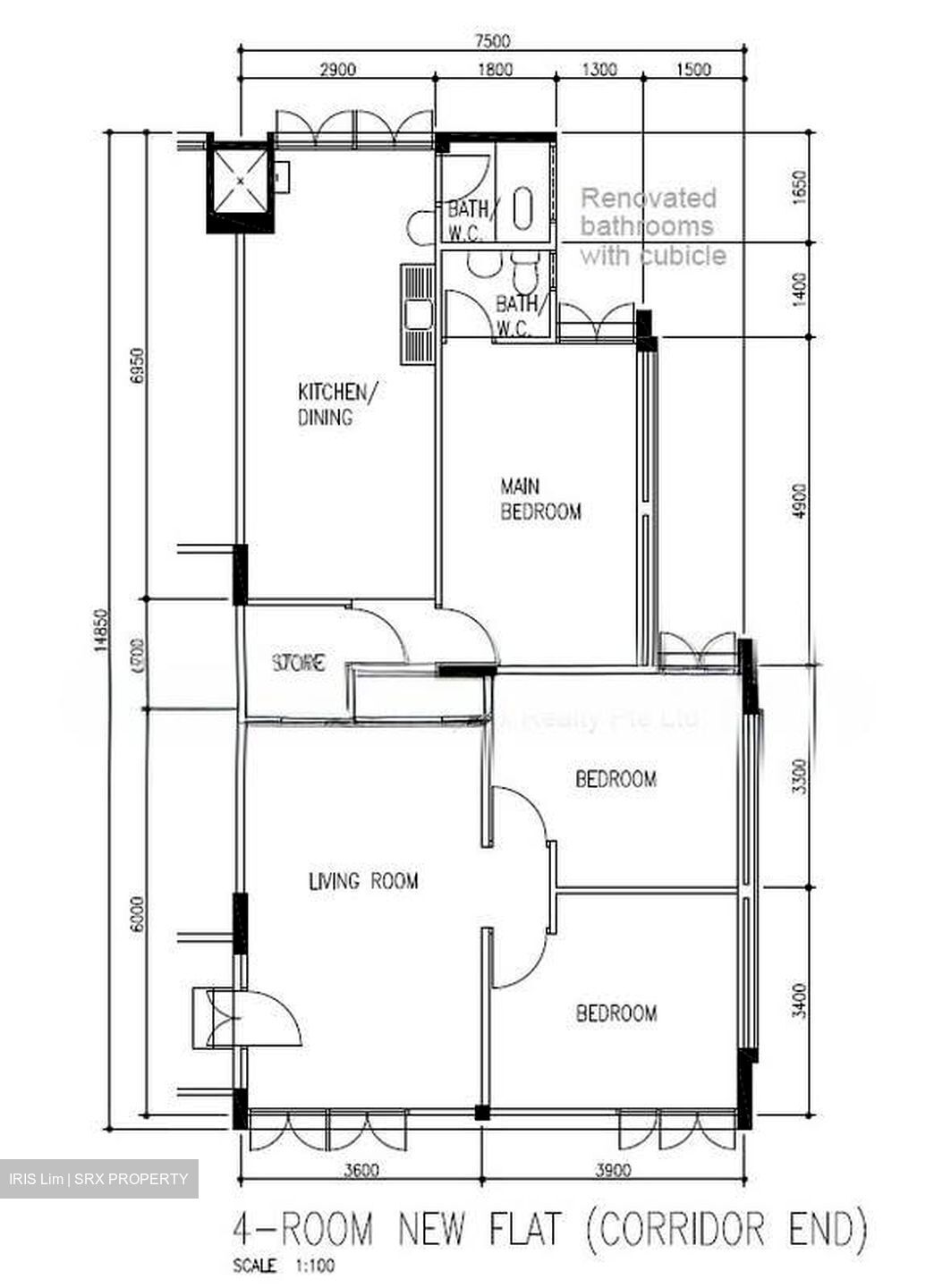 Blk 24 Marsiling Green (Woodlands), HDB 4 Rooms #532383141